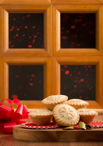 Kerstmis mince pies — Stockfoto