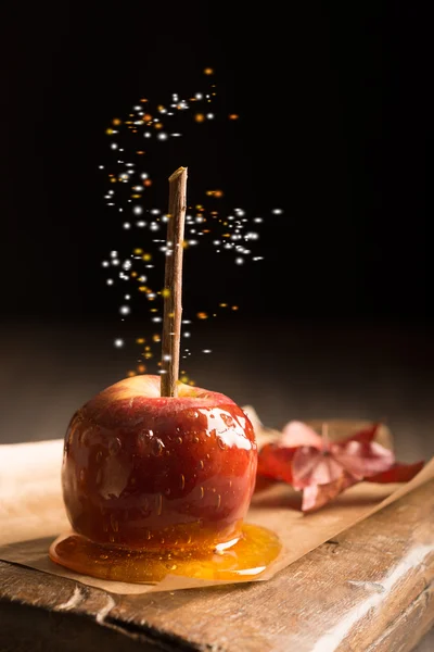 Karamelové jablko — Stock fotografie