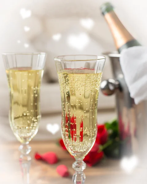 Champagner aus nächster Nähe — Stockfoto