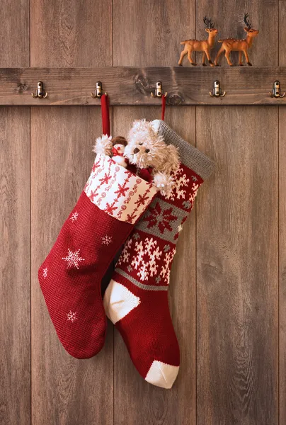 Meias de Natal — Fotografia de Stock