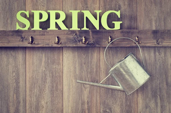 Весна лійка — стокове фото