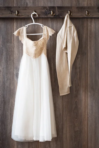 Платье для подружек невесты — стоковое фото