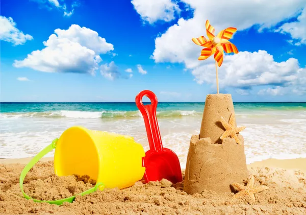 Sandcastle. — Fotografia de Stock