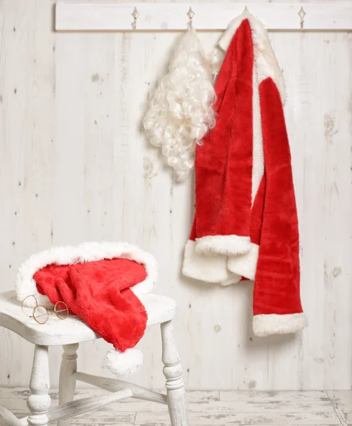 Klobouk Santa & specifikace — Stock fotografie