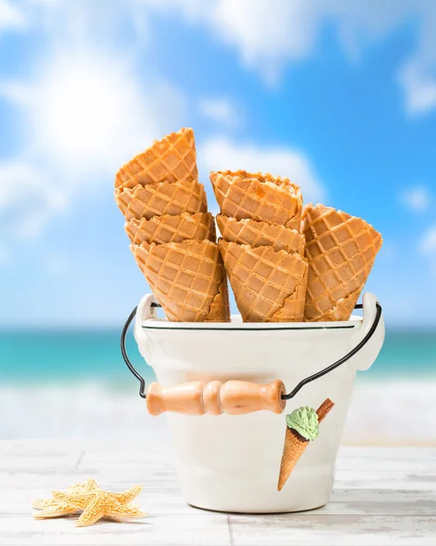 Cones de gelado — Fotografia de Stock