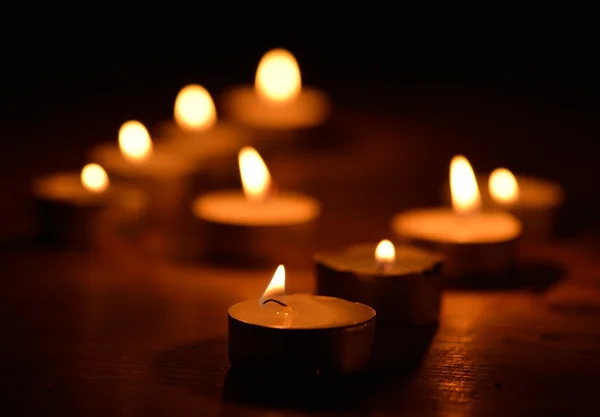 Lume di candela — Foto Stock