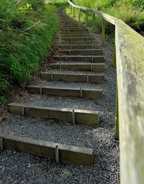 Steps on a footpath — Stock Photo, Image