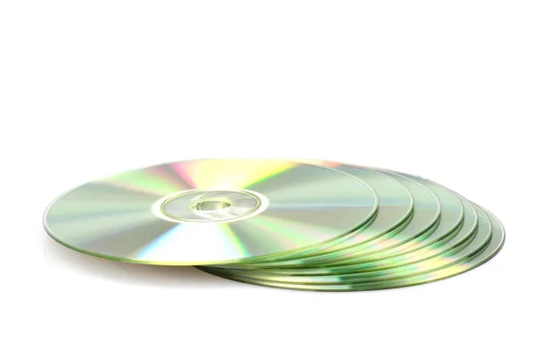 Stack of 7 DVDs — Stock Photo, Image