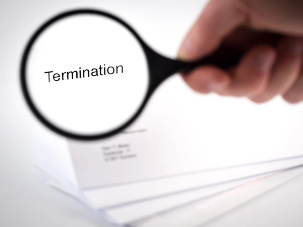 Termination — Stock fotografie