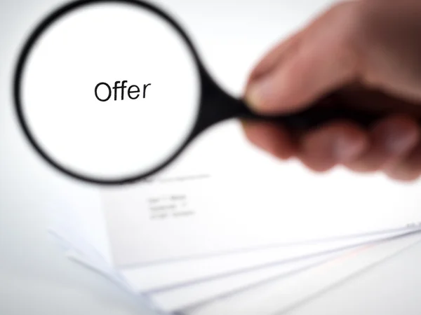 Offer — Stock Photo, Image