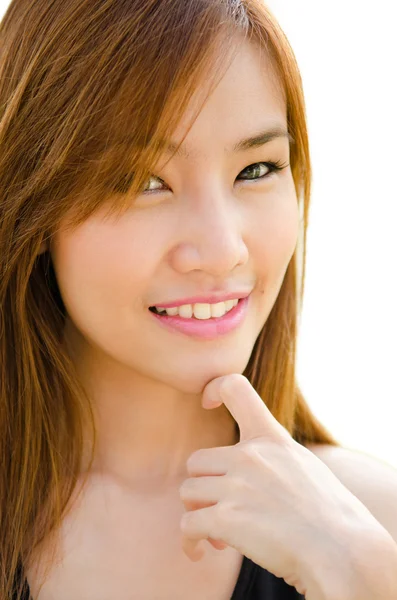 Smiling young woman — Stock Photo, Image