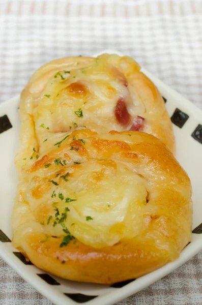 Cheese Ham Danish — Stock Photo, Image