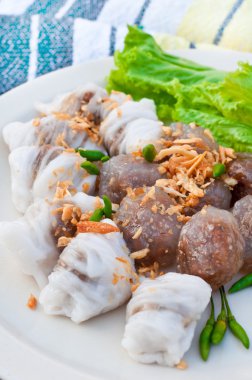 tapyoka pork.the Milli yemek Tayland