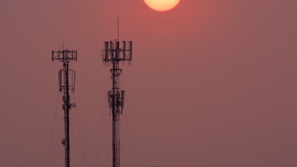 Atardecer lapso de tiempo — Vídeos de Stock