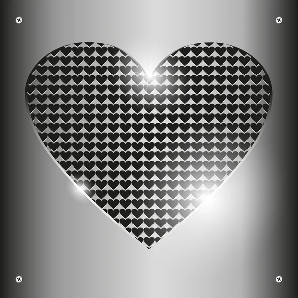 Corazón amoroso — Vector de stock