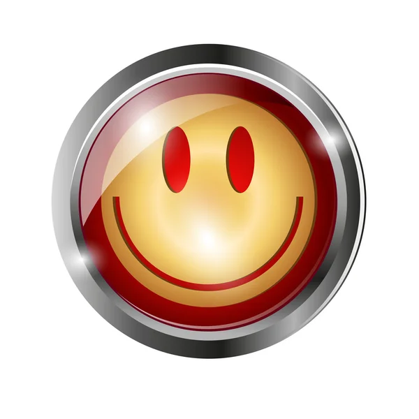 Cheerful smiley — Stock Vector