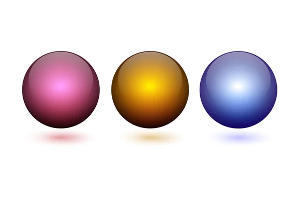 Цветные шарики — стоковый вектор