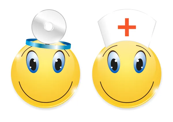 Medical smiley — Stock Vector