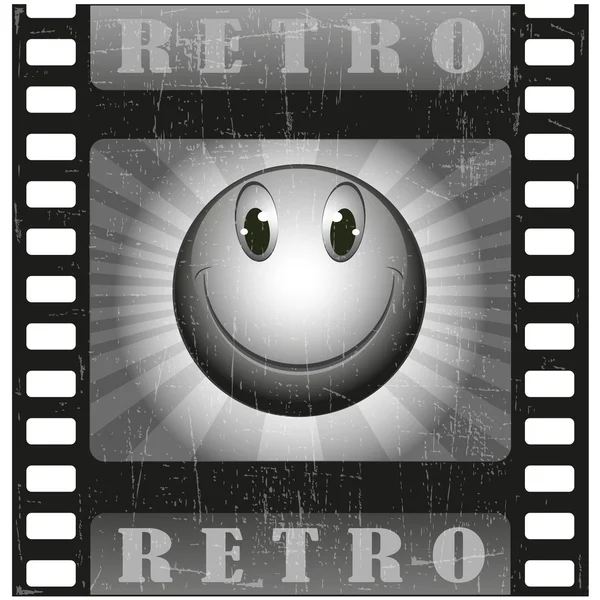 Retro smiley — Vettoriale Stock