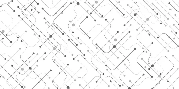 Plano Fundo Linear Abstrato Tecnológico Desenho Engenharia Tecnologias Futuras Sistemas — Vetor de Stock