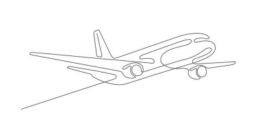 Uçan uçak. Uçak taşıyıcısı. Sürekli çizgiler çiziyor. Uçuşlar..