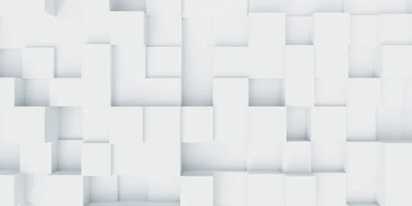 White Geometric Modern Background Illustration — Stockfoto