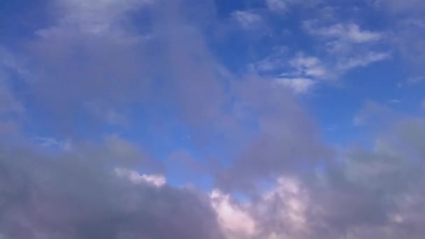 Nuvens após a chuva . — Vídeo de Stock