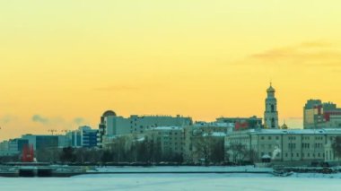 Merkez setin yekaterinburg. Rusya. Tapınağı yakınlaştırma