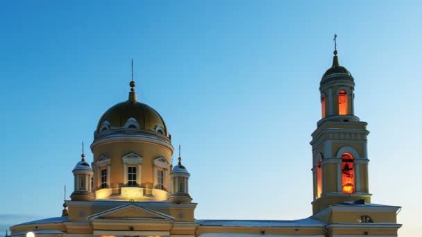 Троицкий собор в Екатеринбурге — стоковое видео