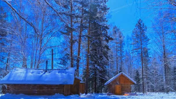 Księżycowa noc na Kordon, gwiazda trasy, timelapse — Wideo stockowe