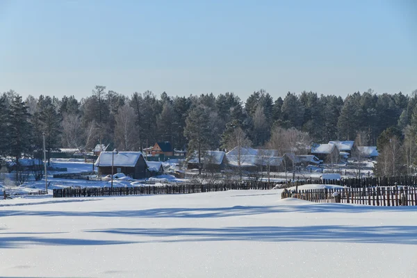 Sonniger Tag im Dorf — Stockfoto