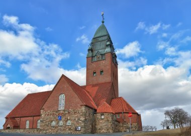 arka planda bulutlar masthugget Kilisesi