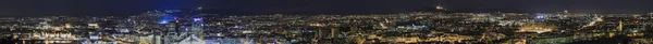 Night panorama of Oslo — Stock Photo, Image