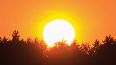 gün batımı yakın çekim. temizleyin