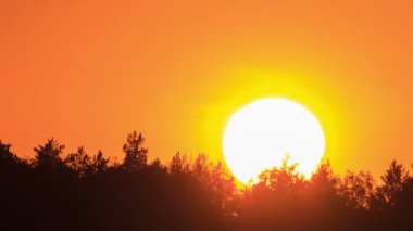 gün batımı yakın çekim. temizleyin