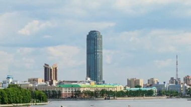 Merkez gölet. Ekaterinburg