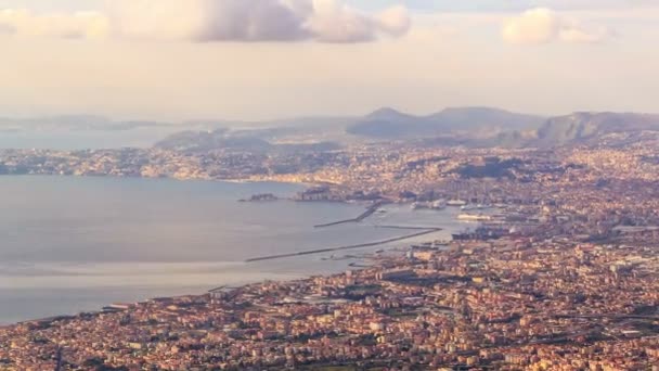 Vue de Naples avec Vésuve — Video