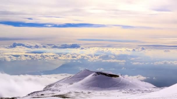 埃特纳火山的火山口之一 — 图库视频影像