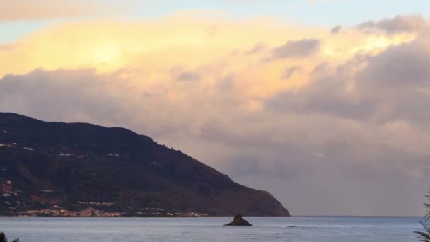 Cape. Coast of Sicily — Stock Video