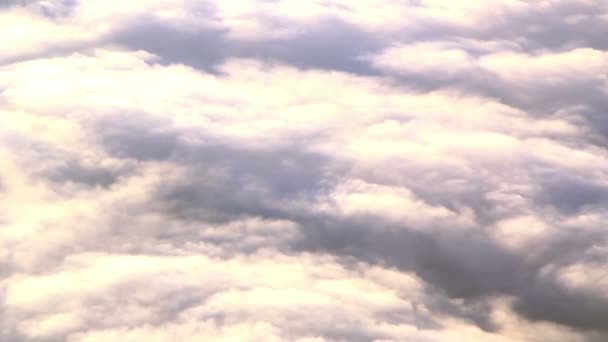 Boven de wolken — Stockvideo