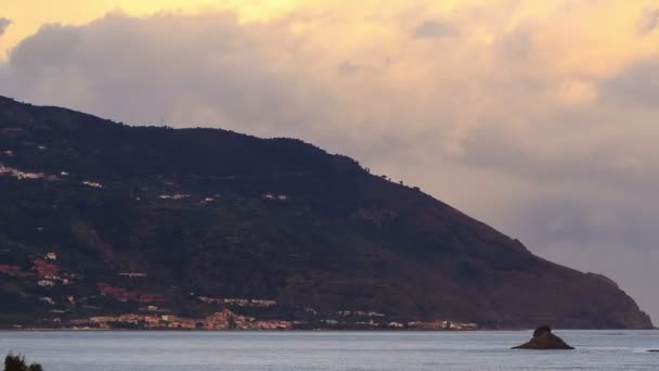 Cape. Coast of Sicily — Stock Video