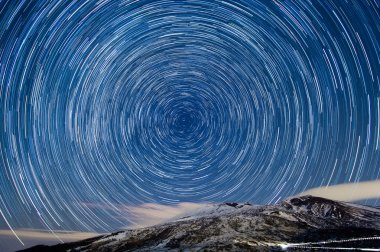 parça üzerinde yanardağı etna yıldız. Sicilya, İtalya