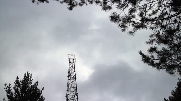 Torre eléctrica — Vídeos de Stock