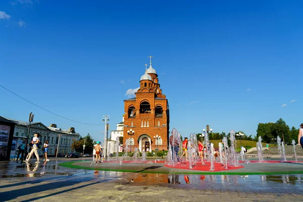 Vladimir Russie Août 2020 Musée Réserve National Vladimir Suzdal Place — Photo