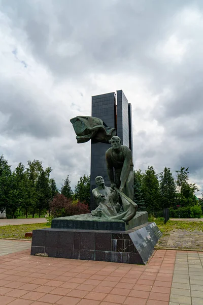 Ivanovo Russia Agosto 2020 Monumento Combattenti Della Rivoluzione Del 1905 — Foto Stock