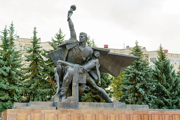 Kostroma Russie Août 2020 Monument Aux Héros Grande Guerre Patriotique — Photo