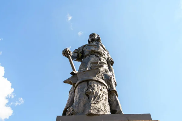 Tula Rusland Augustus 2020 Monument Voor Peter Bij Wapenfabriek Van — Stockfoto