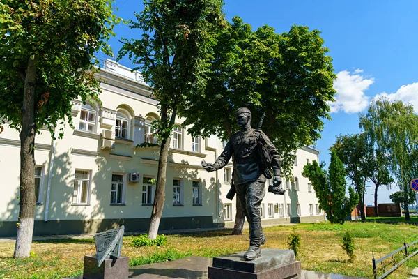 Voronezh Rusia Agosto 2020 Monumento Cartero Del Frente Complejo Conmemorativo —  Fotos de Stock