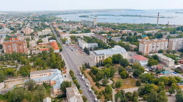 Syzran Ryssland Augusti 2021 Förvaltning Stadsdelen Syzran Syzran Drama Theater — Stockfoto