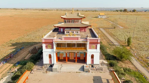 Elista Rosja Syakusn Syume Jest Świątynią Buddyjską Republice Kalmykii Oficjalna — Zdjęcie stockowe